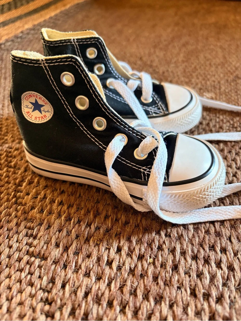 Converse Kids Black & White Chuck Taylor High Top Sneakers